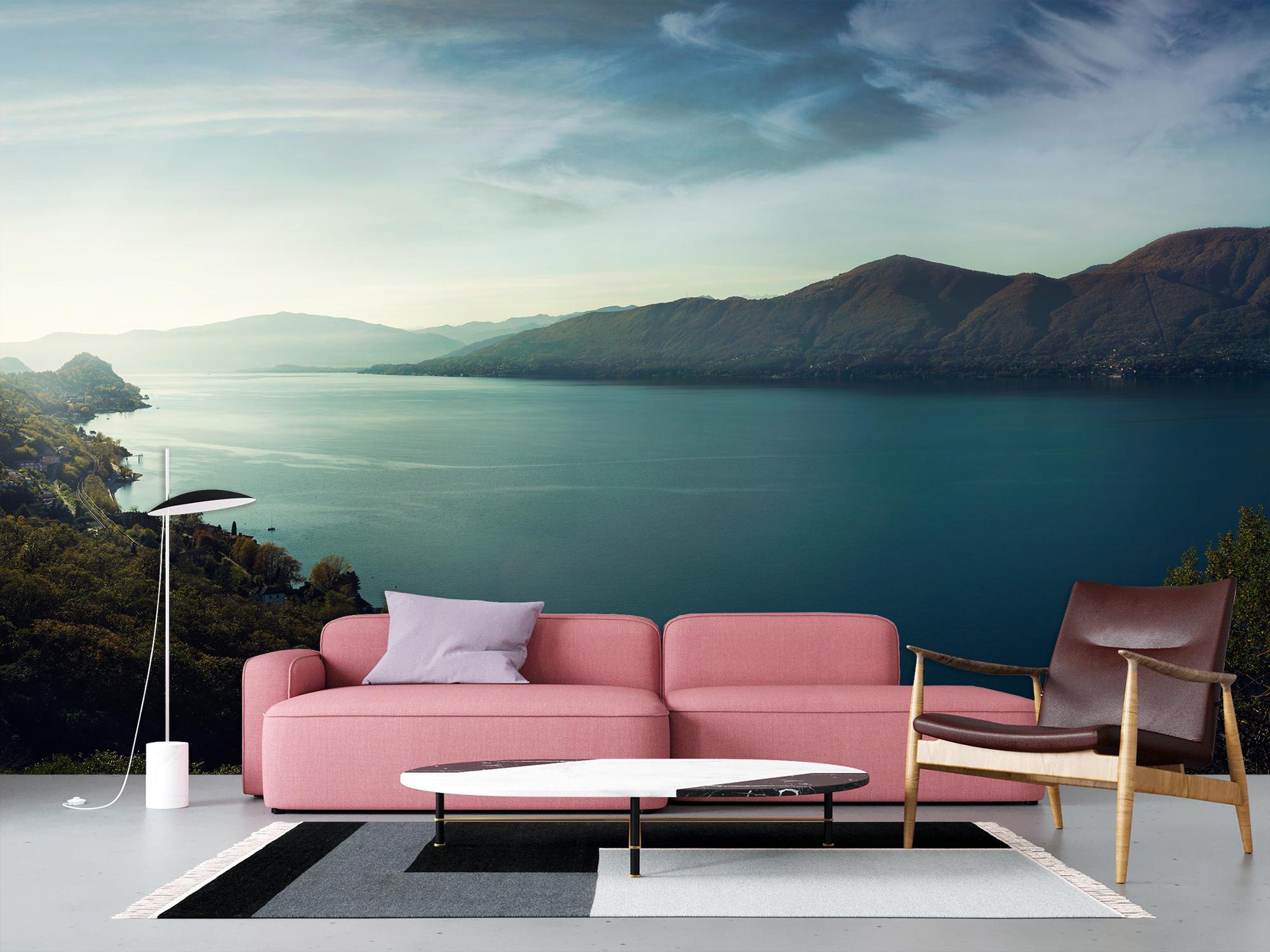 Фотообои флизелиновые Горное озеро 120х180 см (S5NTR-001/2)