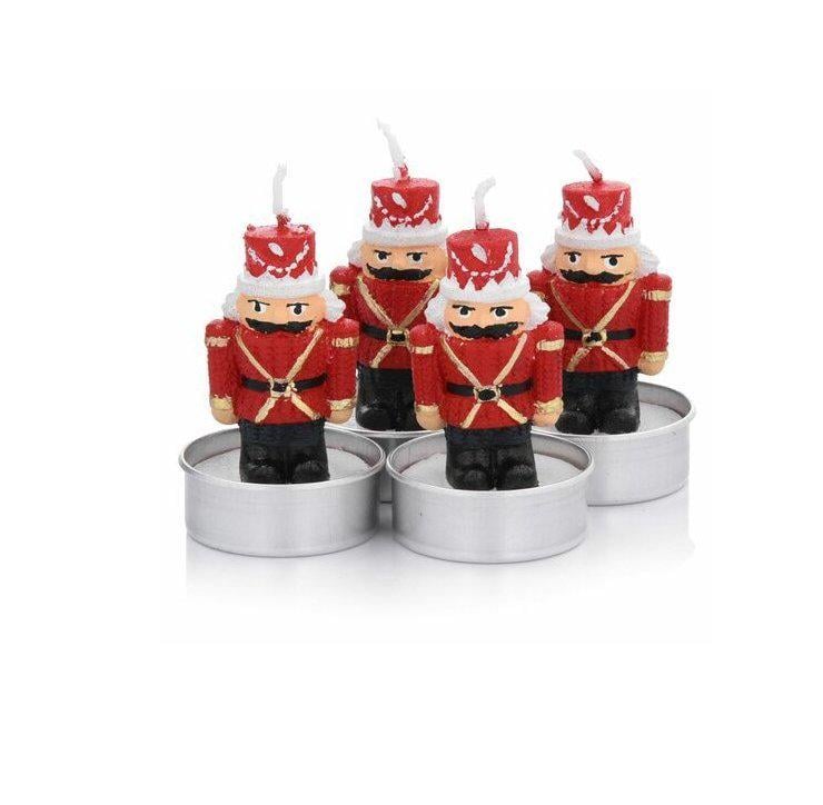 Набор свечей DUКА FESTLIG TEALIGHT 6 см 4 шт. Красный (2221069)