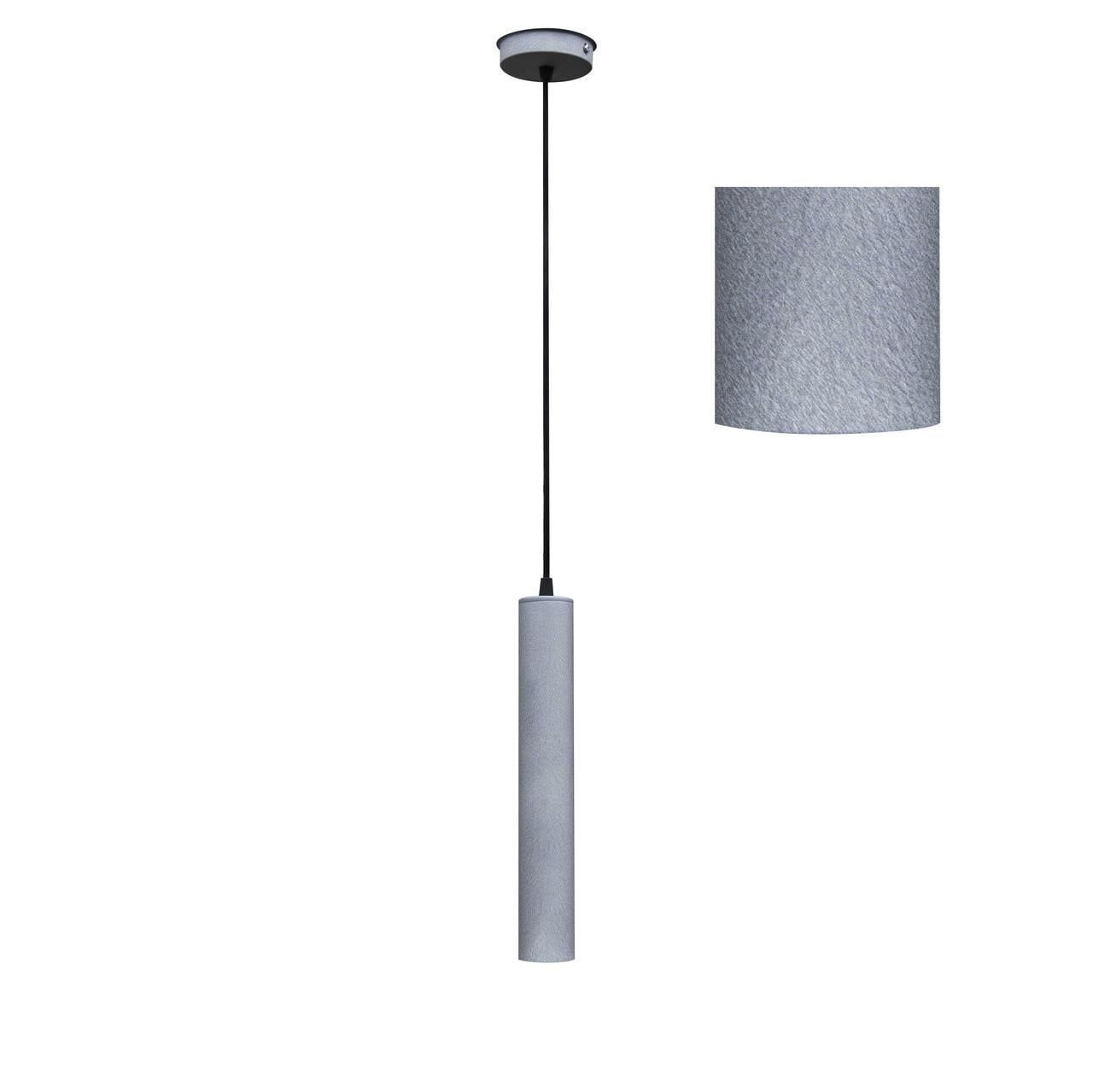 Подвесной светильник MSK ELECTRIC Tube под лампу Е27 Серый (MR 3522 GR)