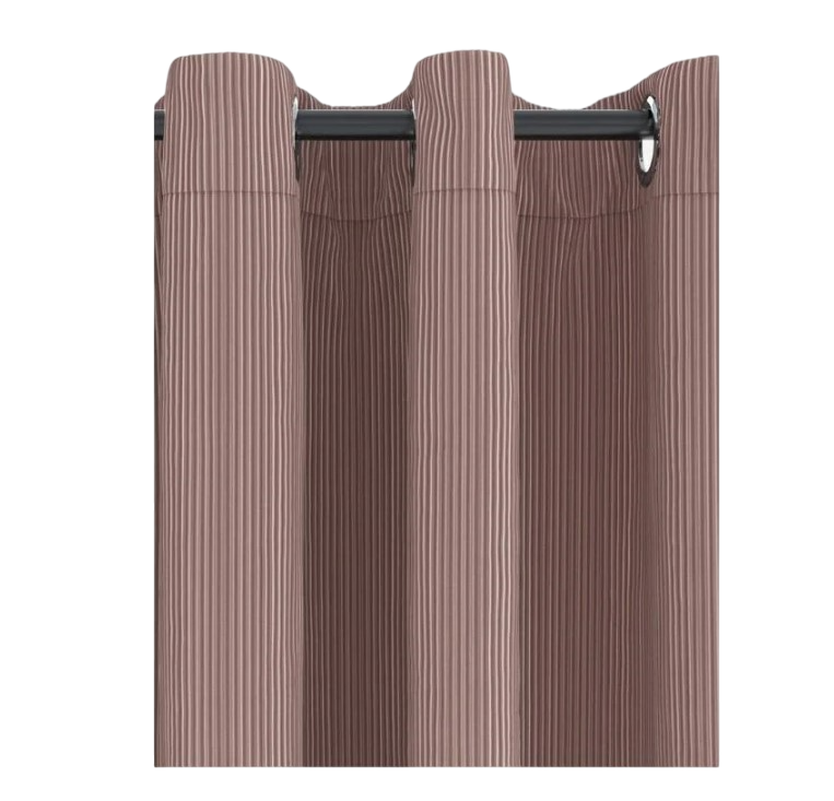 Занавеска из полиэстера 140x300 см Розовый