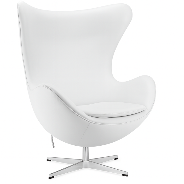 Крісло дизайнерське Egg SDM екошкіра метал Білий (30583639) - фото 2 Крісло дизайнерське Egg SDM екошкіра метал Білий (30583639) - фото 2