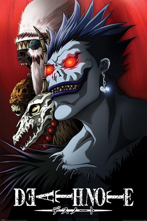 Постер плакат Тетрадь  смерти Синигами/Death Note Shinigami 61x91,5 см