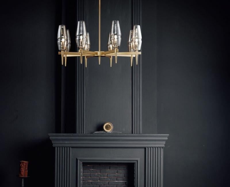 Люстра підвісна Lita із 8 видовженими плафонами (AT 22) - фото 2 Люстра підвісна Lita із 8 видовженими плафонами (AT 22) - фото 2