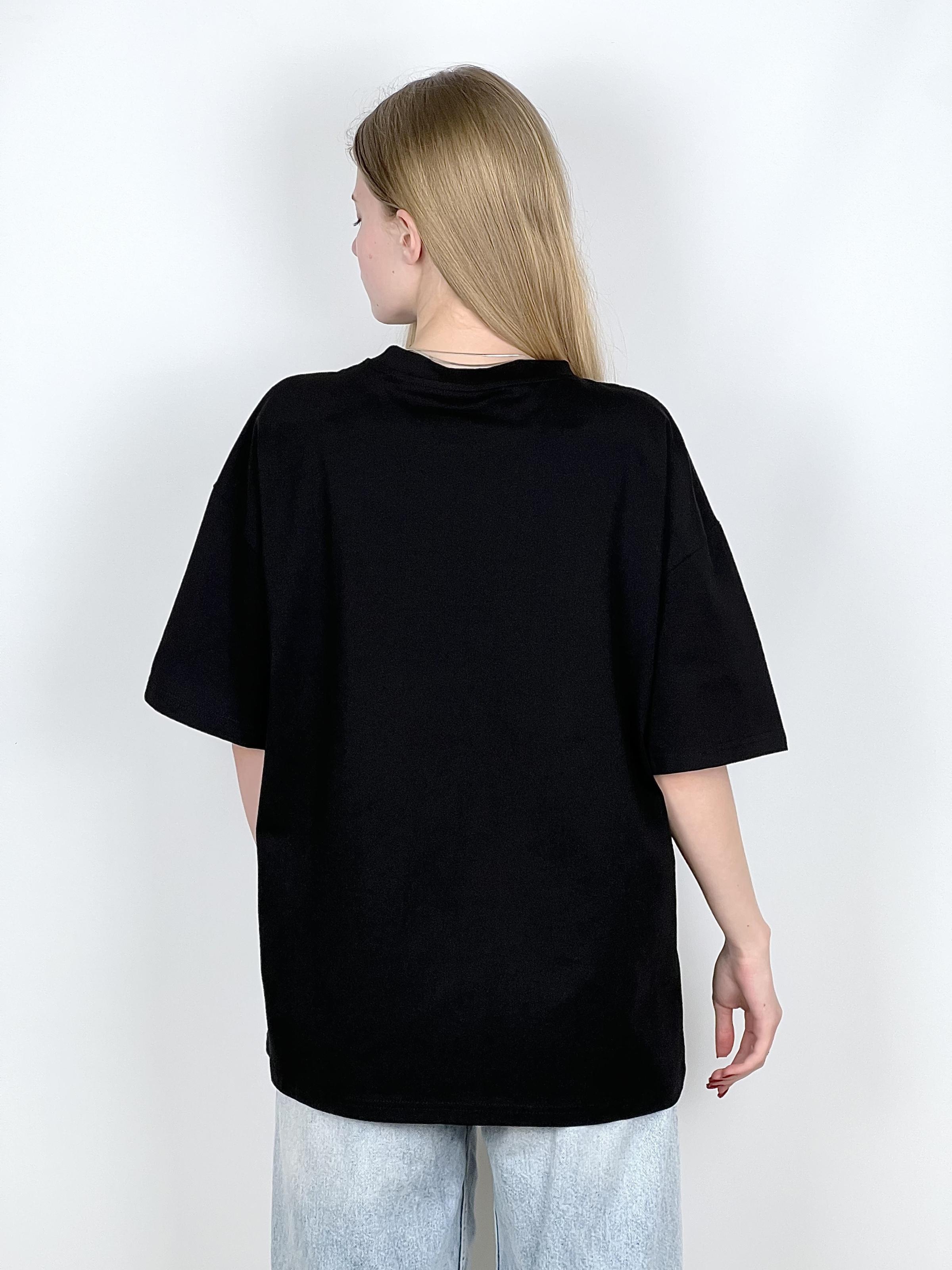 Футболка женская Коктейли OS Черный (#25163)