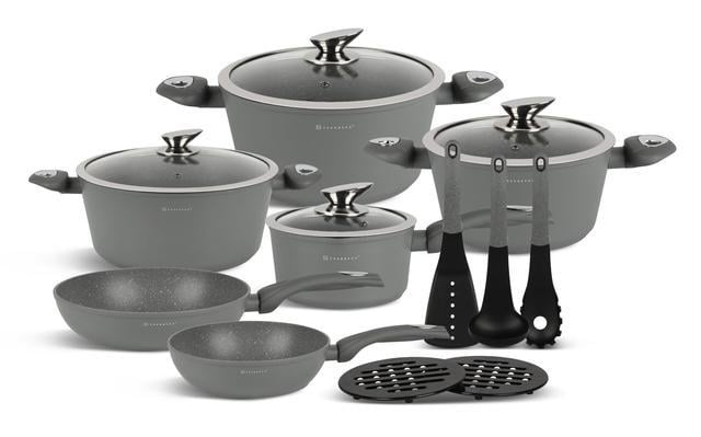 Набор посуды Edenberg EB-5624 Grey (9572455)