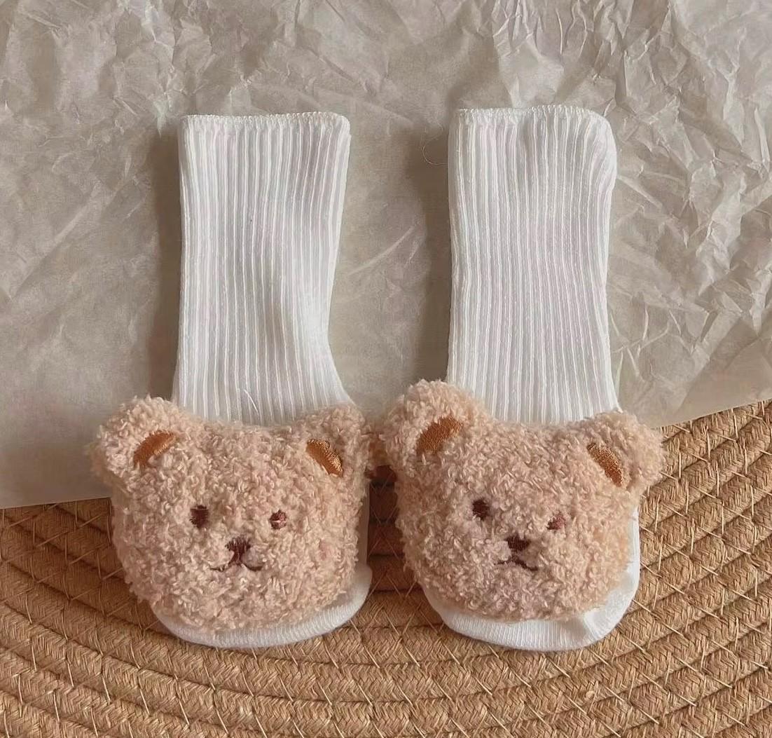 Носочки нарядні #35 Ведмедик Тедді 0-12 міс. Білий (144026)
