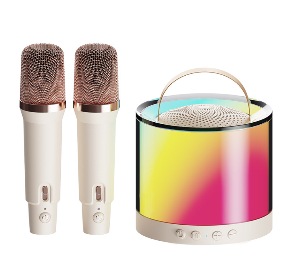 Портативна караоке-система K52 Bluetooth-колонка KAR201 із двома бездротовими мікрофонами (KAR201) Портативна караоке-система K52 Bluetooth-колонка KAR201 із двома бездротовими мікрофонами (KAR201)