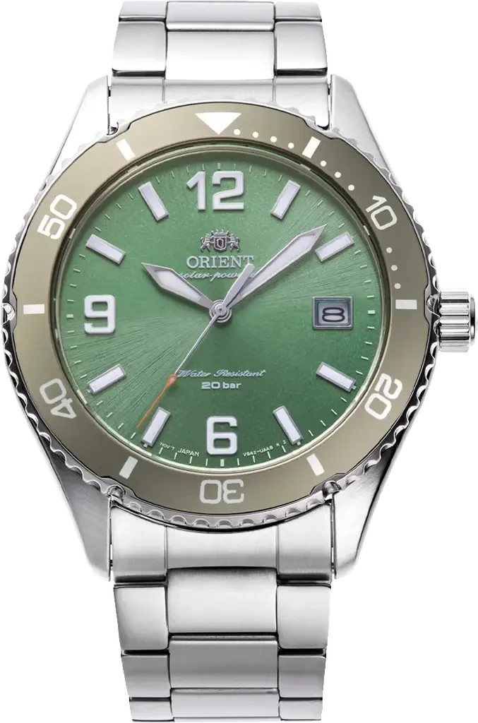 Наручные часы мужские Orient Mako Solar RA-WJ0001E10B со стальным корпусом/сапфировым стеклом WR 200 м Зеленый (3124584464) Наручные часы мужские Orient Mako Solar RA-WJ0001E10B со стальным корпусом/сапфировым стеклом WR 200 м Зеленый (3124584464)