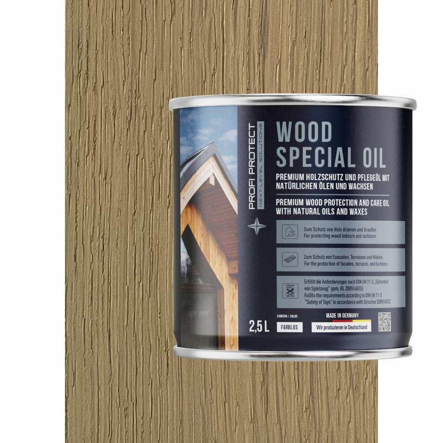 Олія для терасної дошки ProfiProtect Wood Special Oil з воском 2,5 л Beige eiche (24645125)