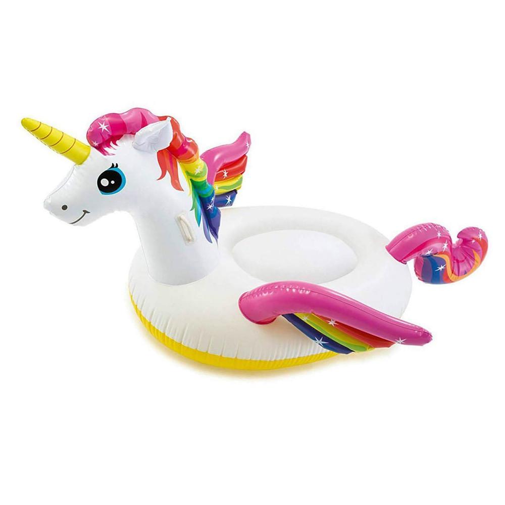 Плот надувной с ручками Единорог Ride-On Unicorn Intex 57291