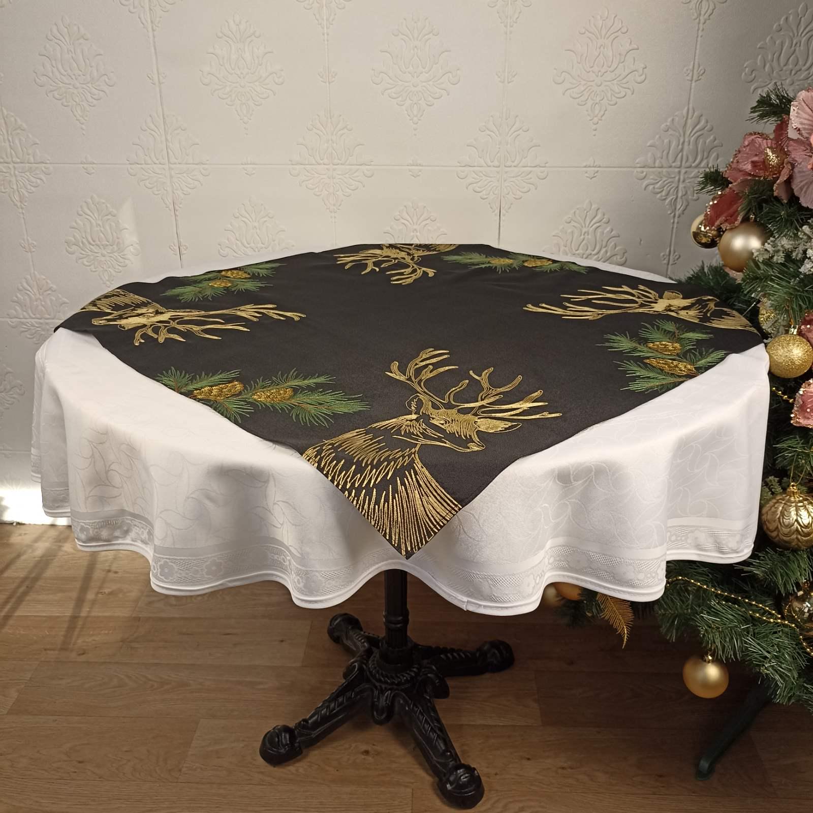 Салфетка новогодняя YM50333B 85х85 см (CN36877)