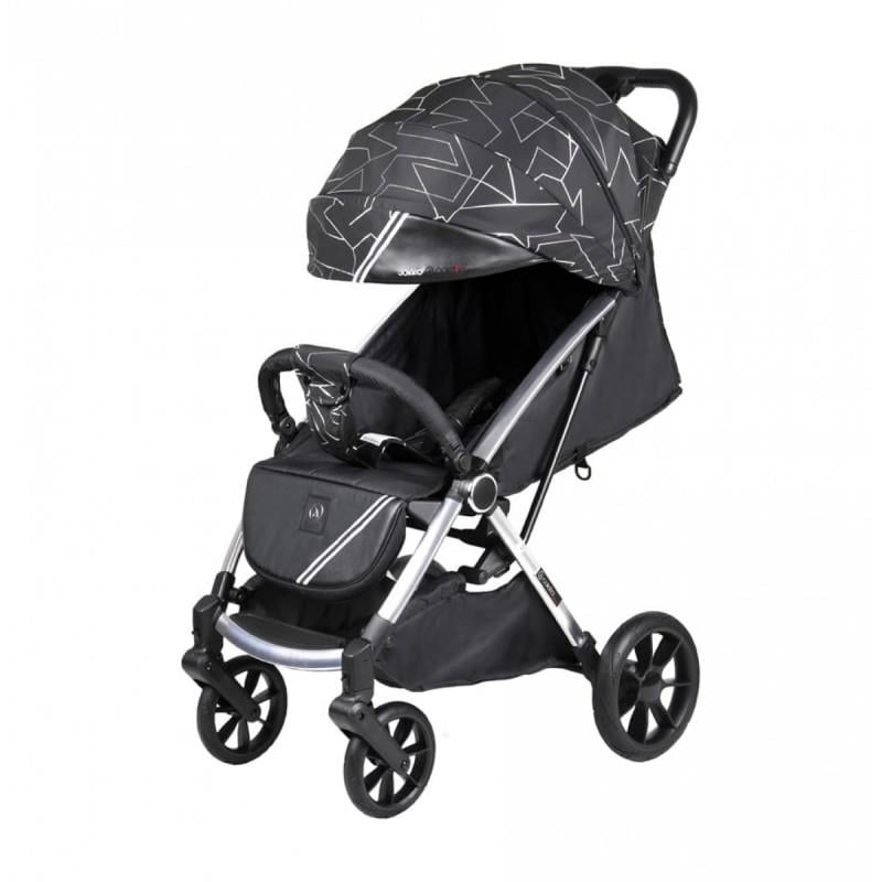 Коляска прогулочная Coletto Jokko Black City с дождевиком и чехлом на ножки