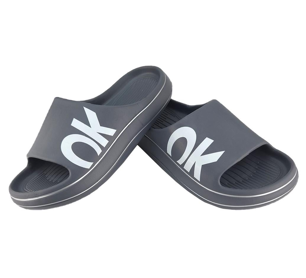 Шлепанцы мужские р. 40/41 25,5 см Серый (862-16-6)