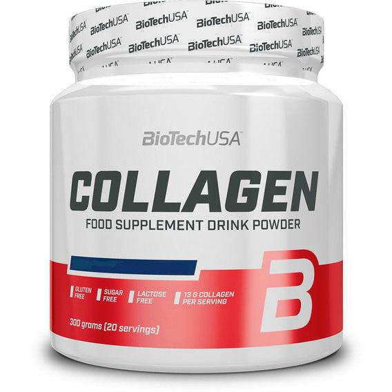 Хондропротектор для спорту BioTechUSA Collagen 300 г 20 порцій Lemonade - фото 1