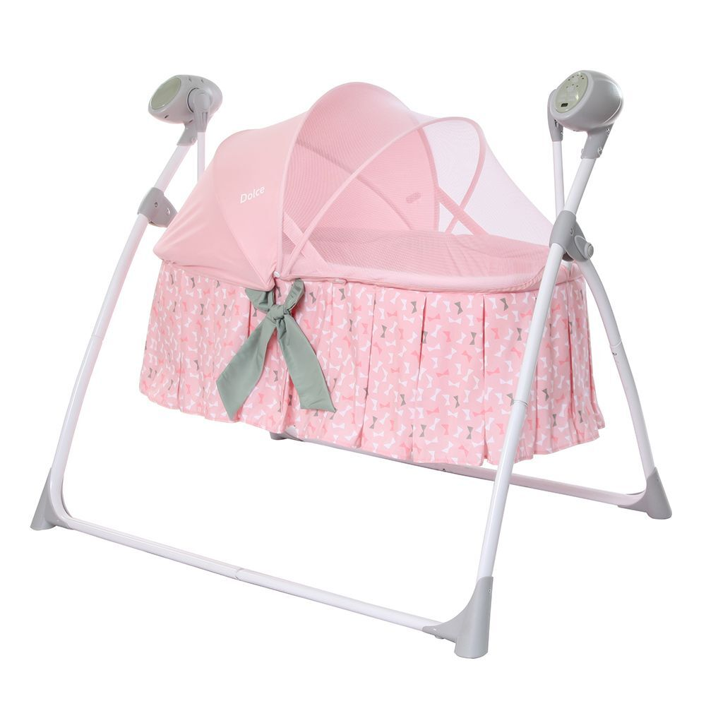 Люлька-качалка Carrello Dolce CRL-7501 Bow Pink (14925522)