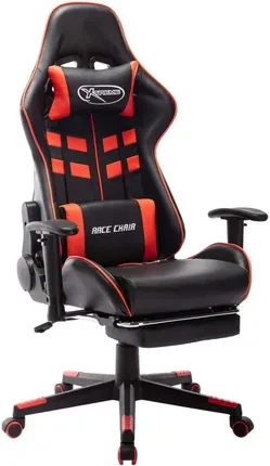 Компьютерное кресло геймерское vidaXL Black/Red (20511)