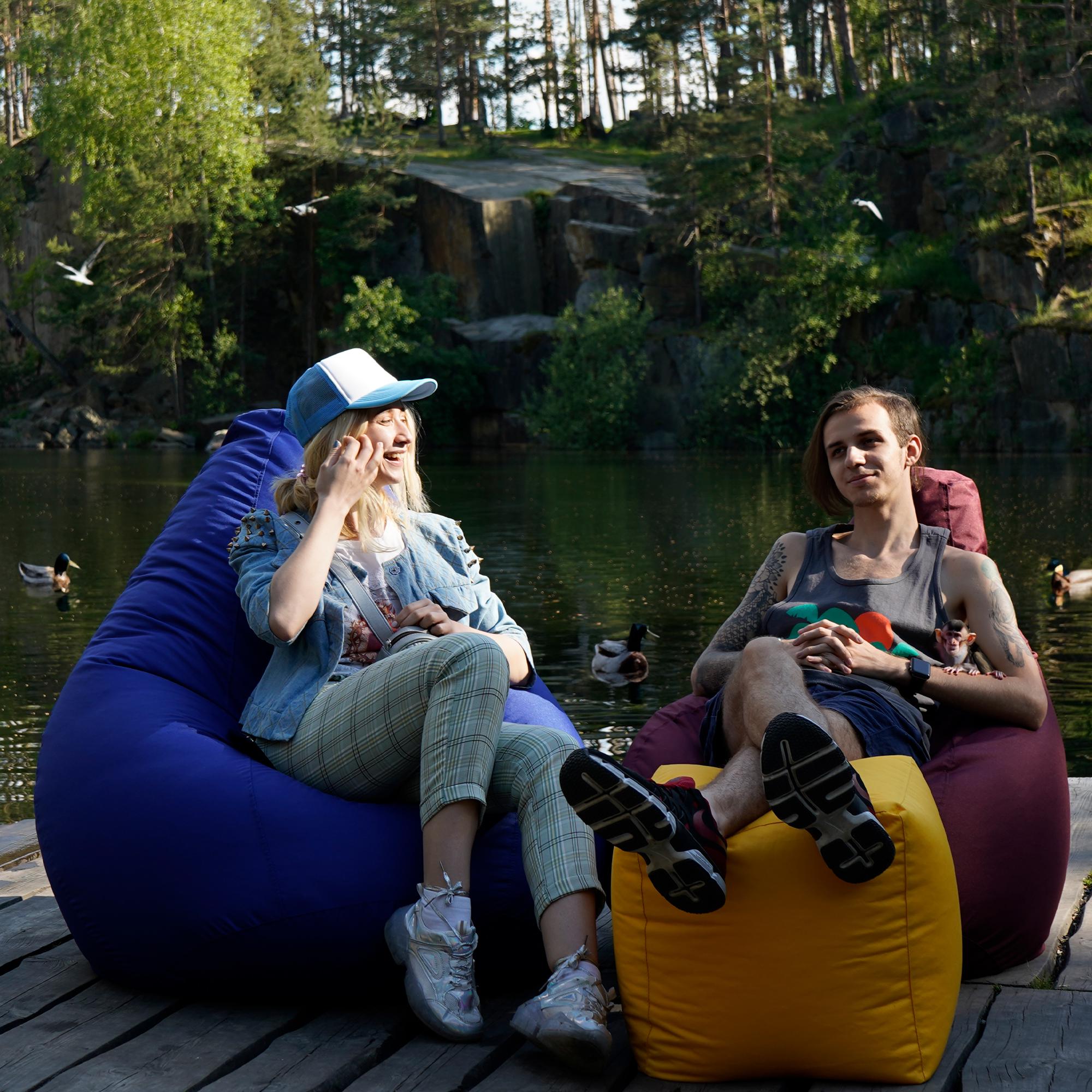 Кресло-мешок Студия Комфорта Груша оксфорд флекс 150х100 см Синий (901234) - фото 12 Кресло-мешок Студия Комфорта Груша оксфорд флекс 150х100 см Синий (901234) - фото 12