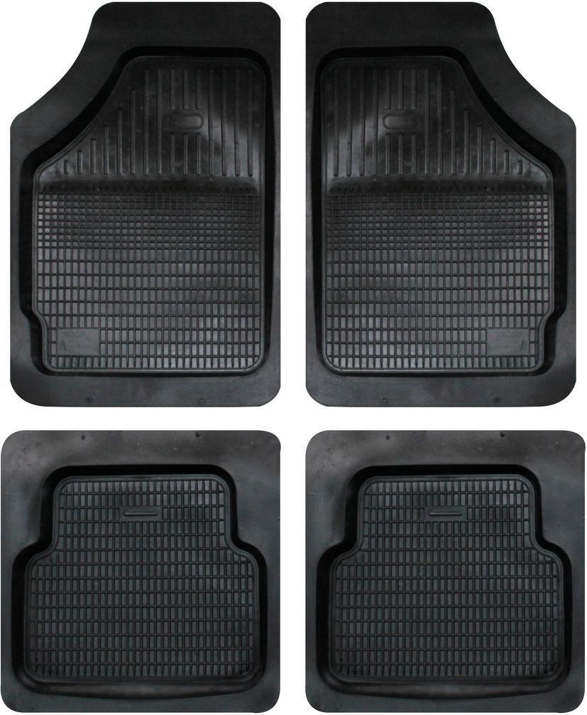 Коврики автомобильные в салон универсальные Polytep Prima 4 шт. Черный (15293153)