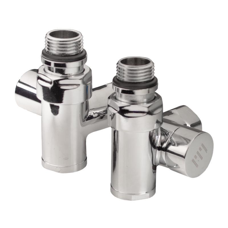 Комплект дизайн кранов под ТЭН Ideale 1/2"x1/2" Хром (TU-22596)