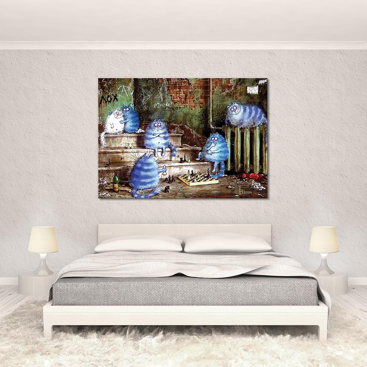 Модульная картина Развлечение в подворотне 1 модуль 50x75 см