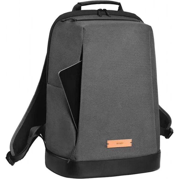 Рюкзак для ноутбука WIWU Elite Backpack for MacBook 15,6/16 Grey (96582) - фото 2