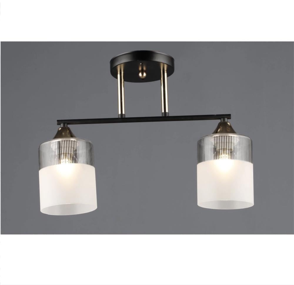 Люстра A4409/2 на 2 плафона Черный/Золотой (00000139711)