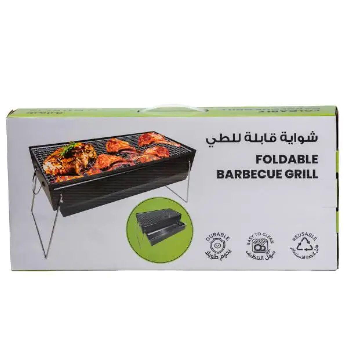 Мангал портативний складаний з решіткою 51,5x23x25 см (4056) - фото 22