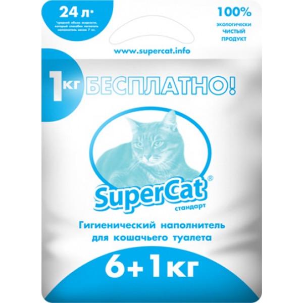 Гигиенический наполнитель Super Cat Хвойный гранулят Стандарт (5643820)