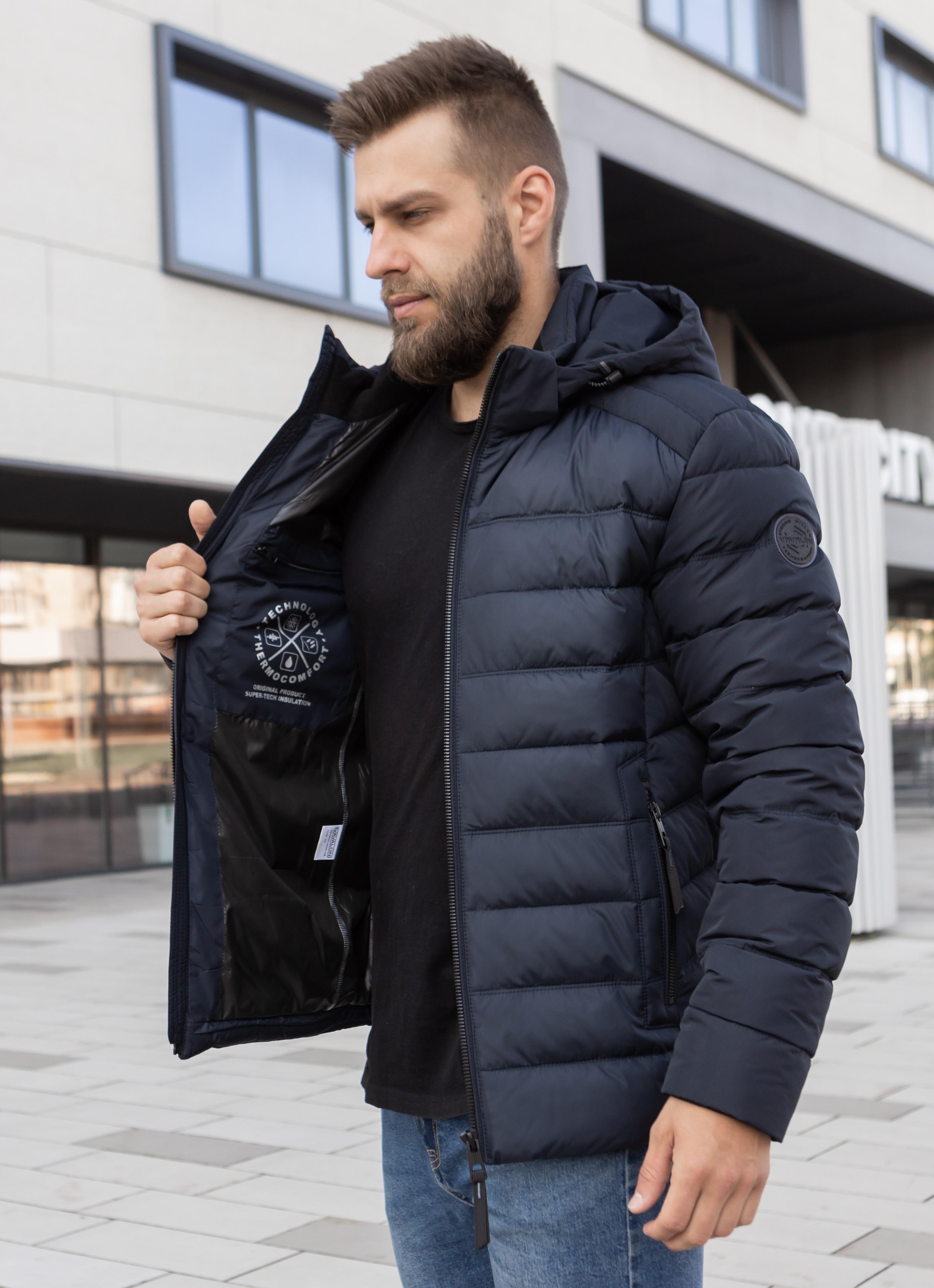 Куртка чоловіча зимова Vavalon 24-V р. 70 Синій (29116978) - фото 6 Куртка чоловіча зимова Vavalon 24-V р. 70 Синій (29116978) - фото 6