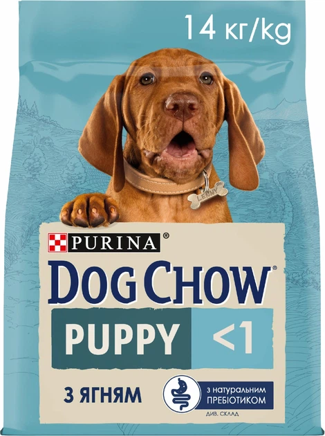 Корм сухий для цуценят Dog Chow Puppy з ягням 14 кг (87872)