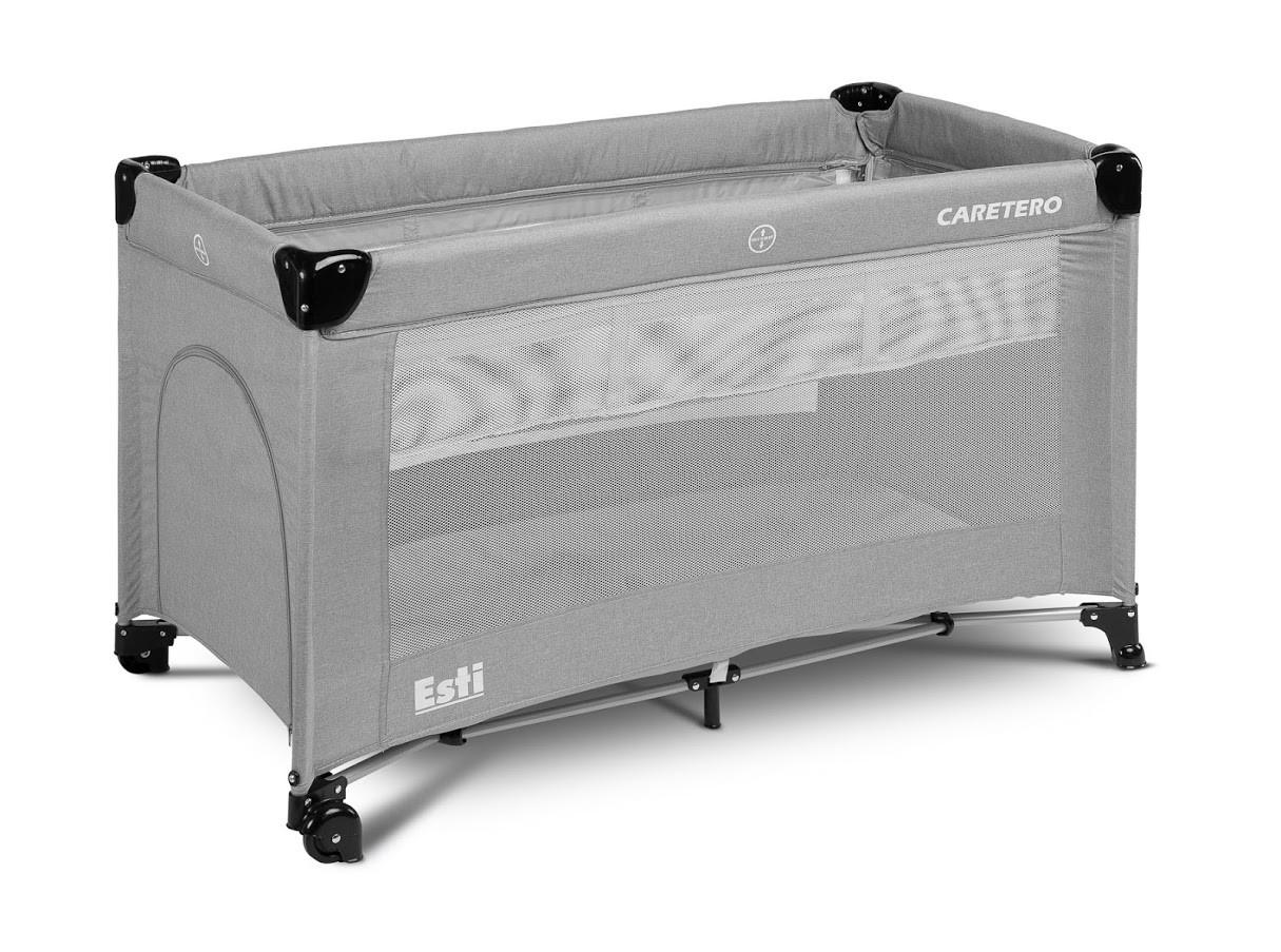 Детская кровать-манеж Caretero Esti Grey (1338357414) - фото 1 Детская кровать-манеж Caretero Esti Grey (1338357414) - фото 1