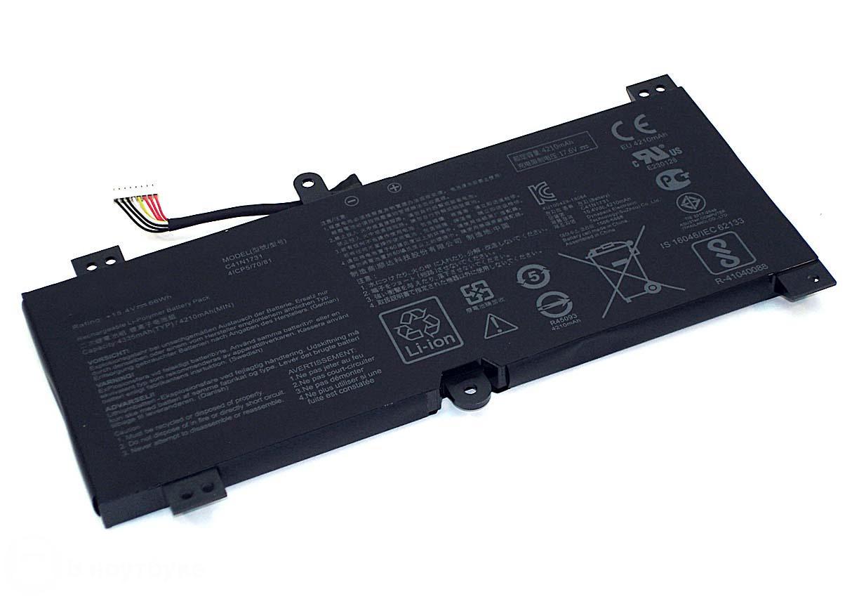 Аккумулятор для ноутбука Asus C41N1731 GL504 15,2 V 4335 mAh Аккумулятор для ноутбука Asus C41N1731 GL504 15,2 V 4335 mAh