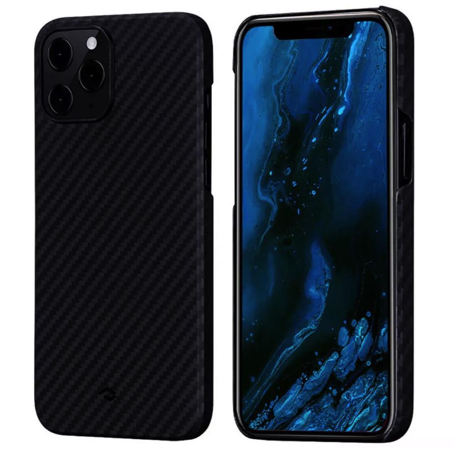 Чехол накладка Pitaka MagEZ Case for iPhone 12 Pro, Black/Grey (KI1201P)