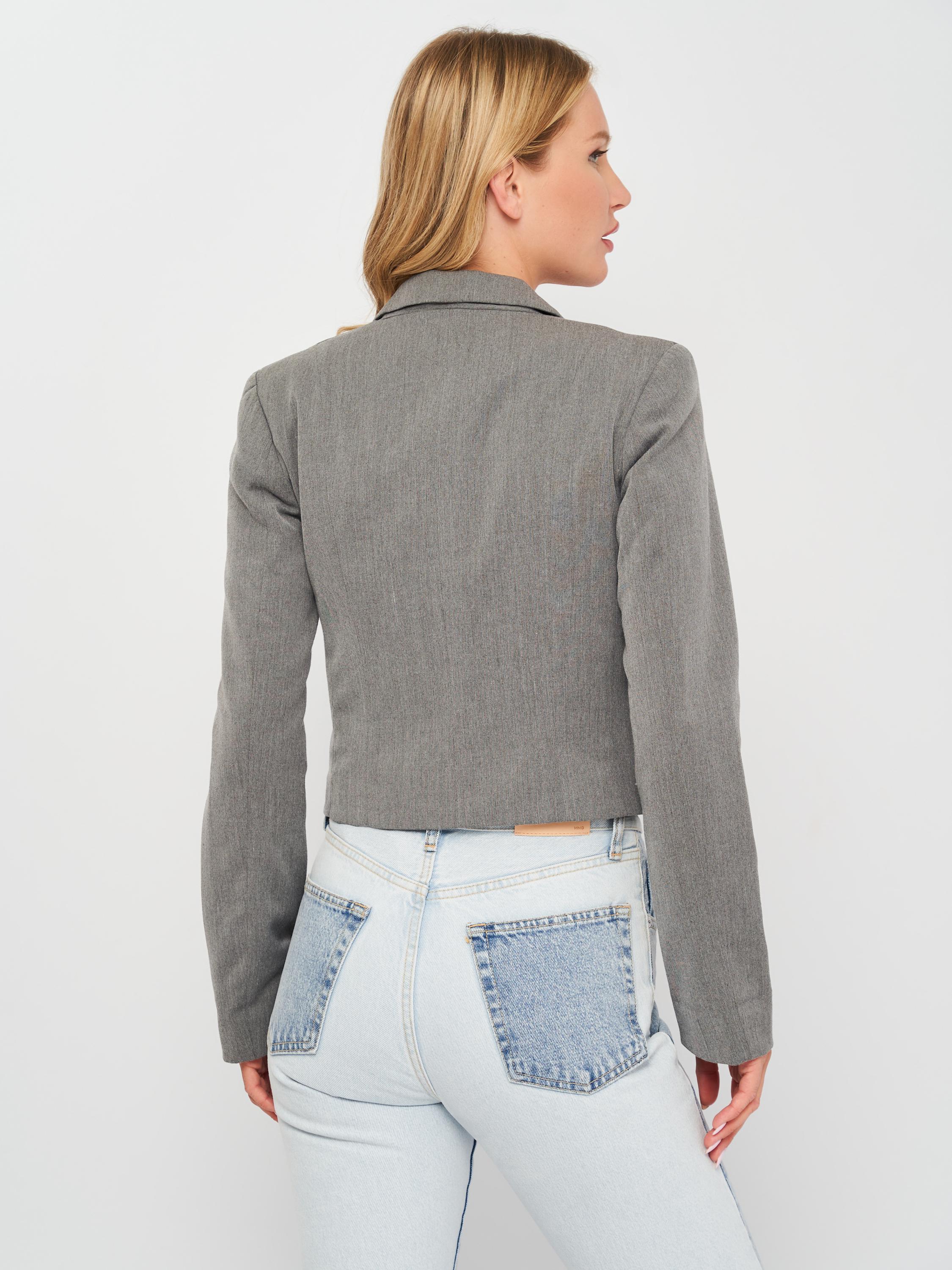 Жакет р. 36 Серый (1158106sm) - фото 2 Жакет р. 36 Серый (1158106sm) - фото 2