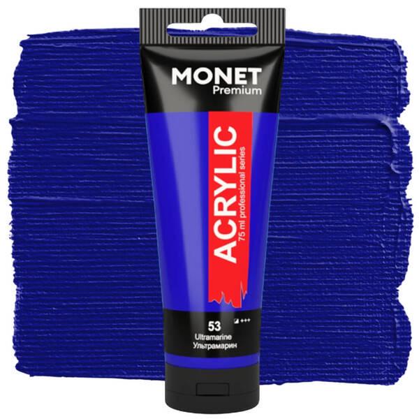 Акрилова фарба Monet 53 75 мл Ультрамарин (7503353) - фото 1 Акрилова фарба Monet 53 75 мл Ультрамарин (7503353) - фото 1