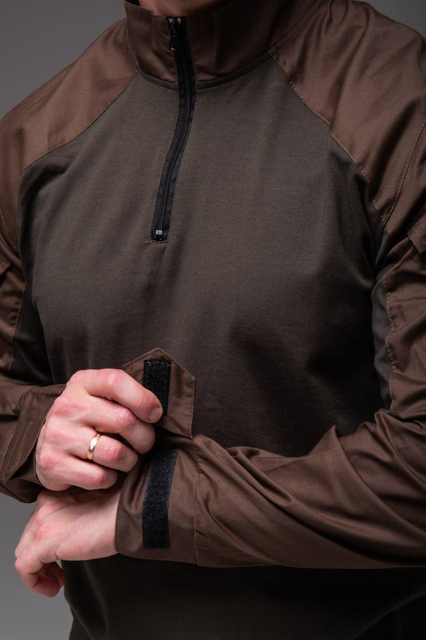 Рубашка мужская с карманами XL Хаки (2397/1/4) - фото 6 Рубашка мужская с карманами XL Хаки (2397/1/4) - фото 6