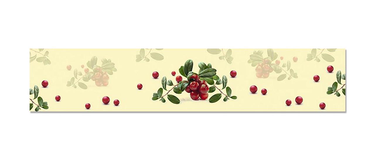 Наклейка виниловая на кухню Zatarga Клюква 600х3000 мм (1289776819)