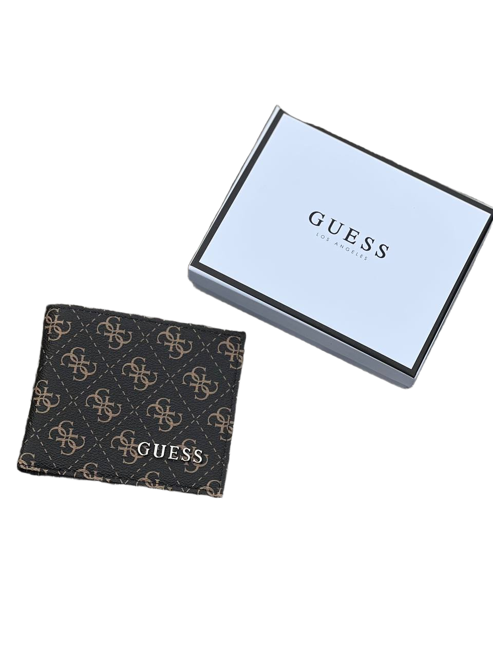 Гаманець чоловічий Guess Чорний з золотистим