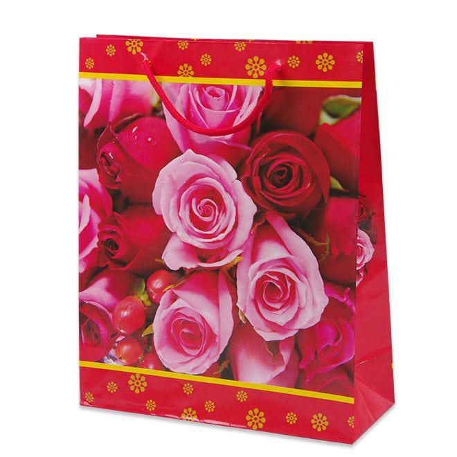 Пакет подарочный Flora микс 26х10х32 см 12 шт. (9409) - фото 4 Пакет подарочный Flora микс 26х10х32 см 12 шт. (9409) - фото 4