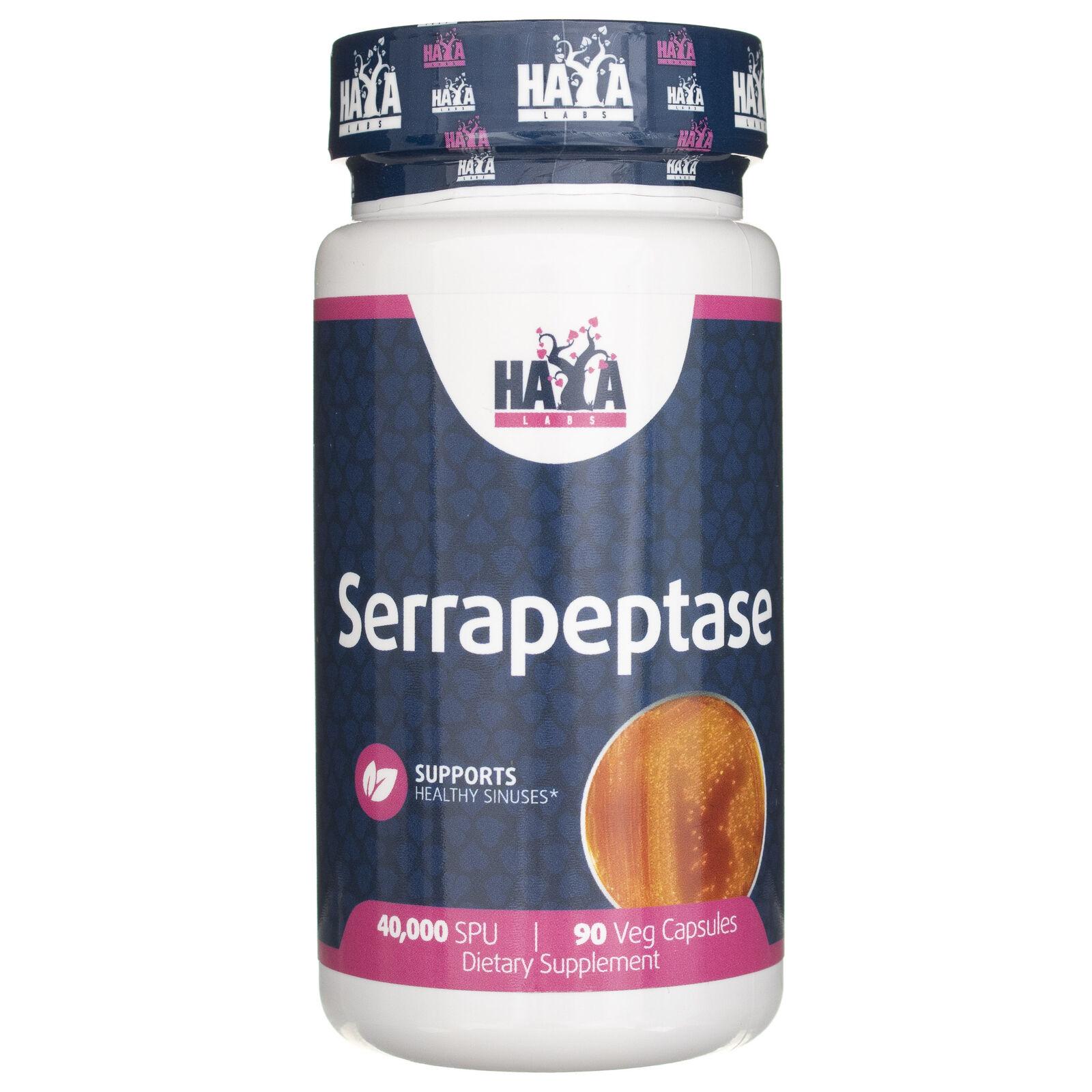 Натуральна добавка Haya Labs Serrapeptase 40000 SPU 90 капс. (00000038167)