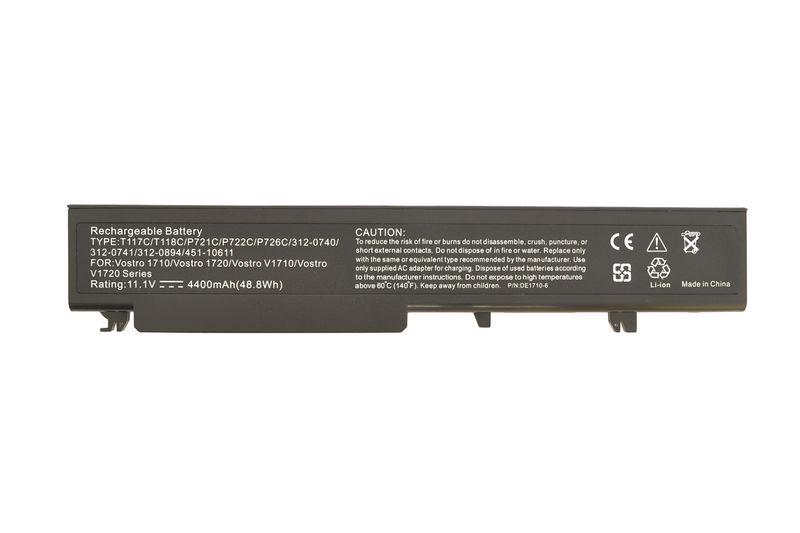 Аккумуляторная батарея для ноутбука Dell T118C Vostro 1710 11,1V 4400 mAhr (col79010171)