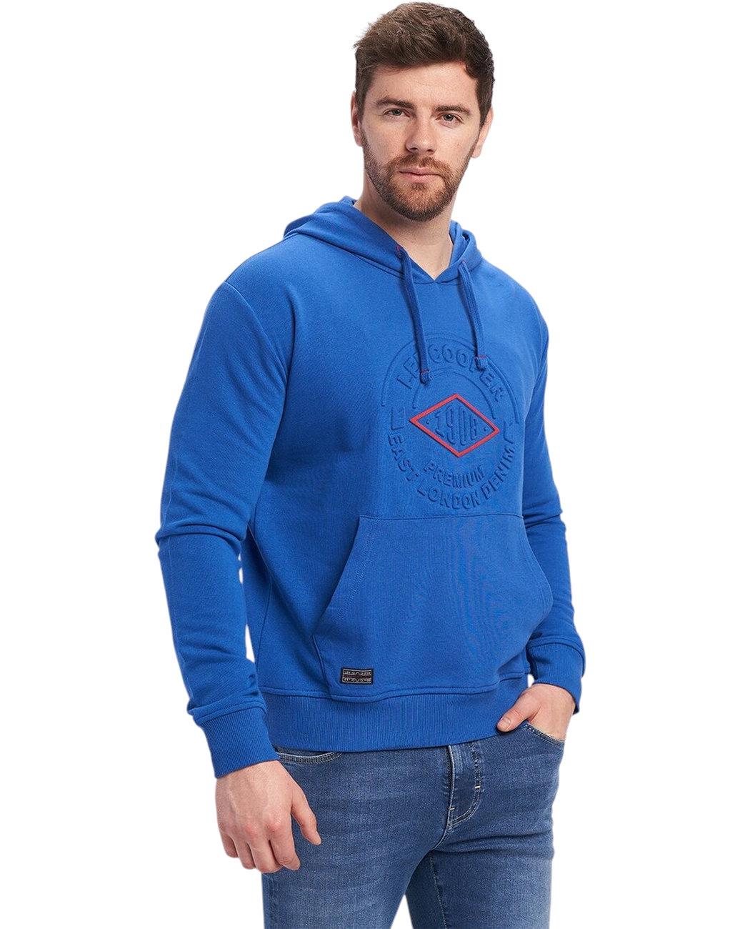 Худі чоловіче Lee Cooper 10395389.725 L Синій (4894534352850)
