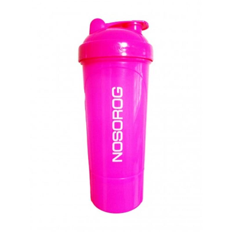 Шейкер Nosorog Nutrition Smart Shake 350 мл Neon Pink