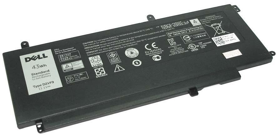 Аккумулятор для ноутбука Dell D2VF9 Inspiron 15 7547 11,1 V 3800 mAh
