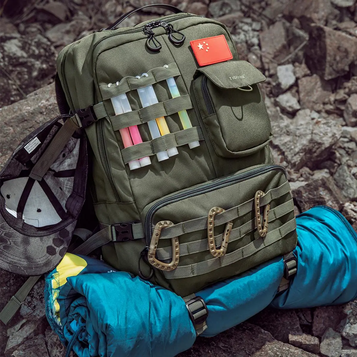 Рюкзак тактичний Tigernu T-B9007B 28 л 17'' Хакі - фото 13