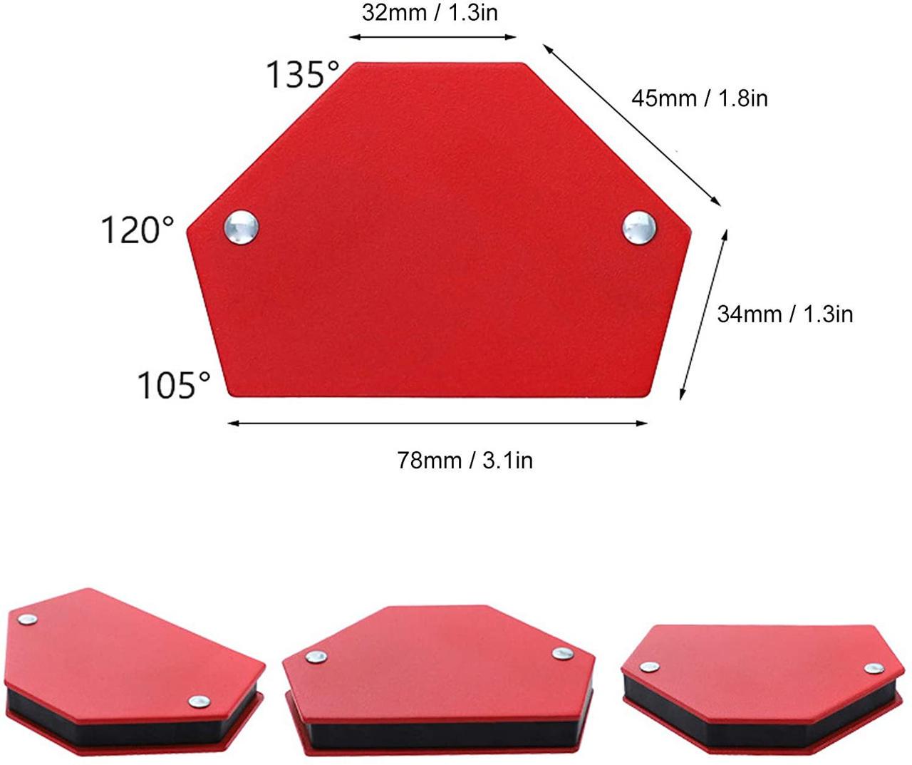 Набір зварювальних позиціонерів магнітні 6 шт. (137254) - фото 9