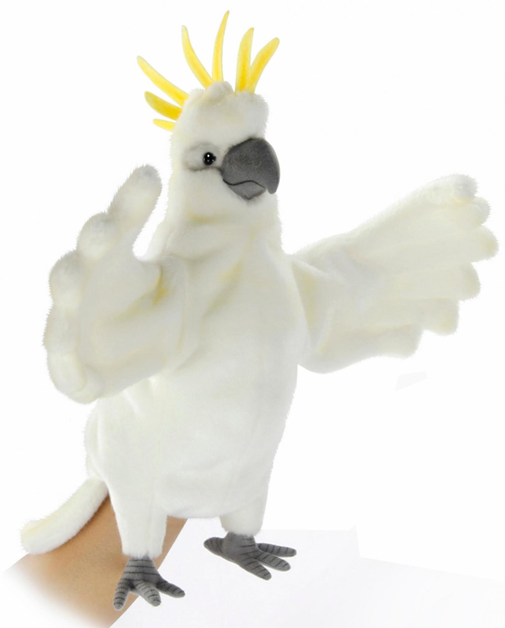 Мягкая игрушка на руку Hansa серия Puppet Какаду 43х40 см (7352)
