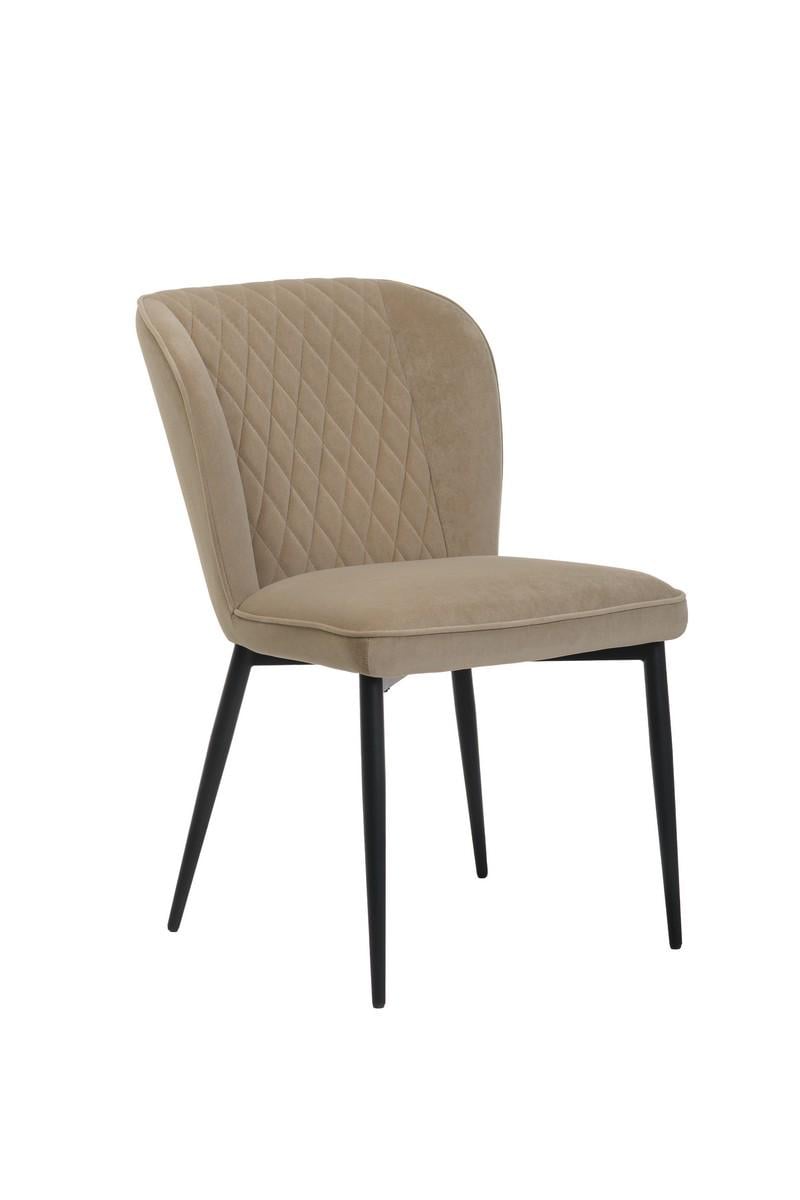 Стул для кухни Vetro Mebel M-44 металл Черный/Капучино