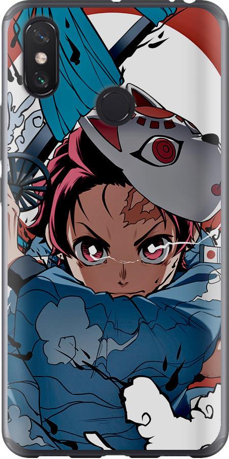 Чехол на Xiaomi Mi Max 3 Танджиро Камадо (5574u-1534-42517)