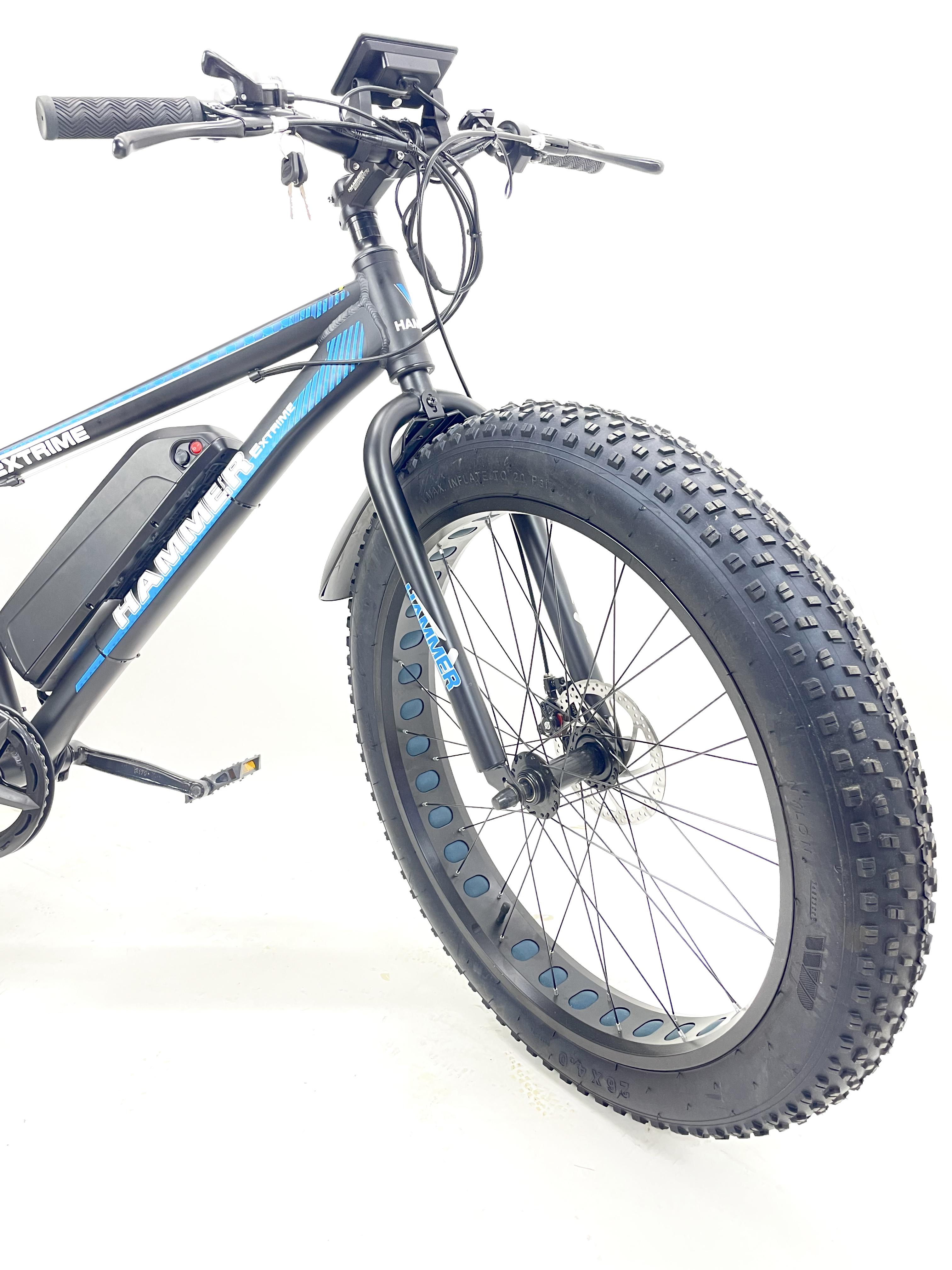 Електровелосипед Hammer Fatbike 26 750W 48V 21Ah (HF-750-48-21) - фото 3 Електровелосипед Hammer Fatbike 26 750W 48V 21Ah (HF-750-48-21) - фото 3
